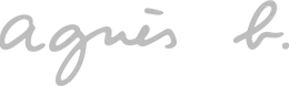 Logo agnès b., client Kallys